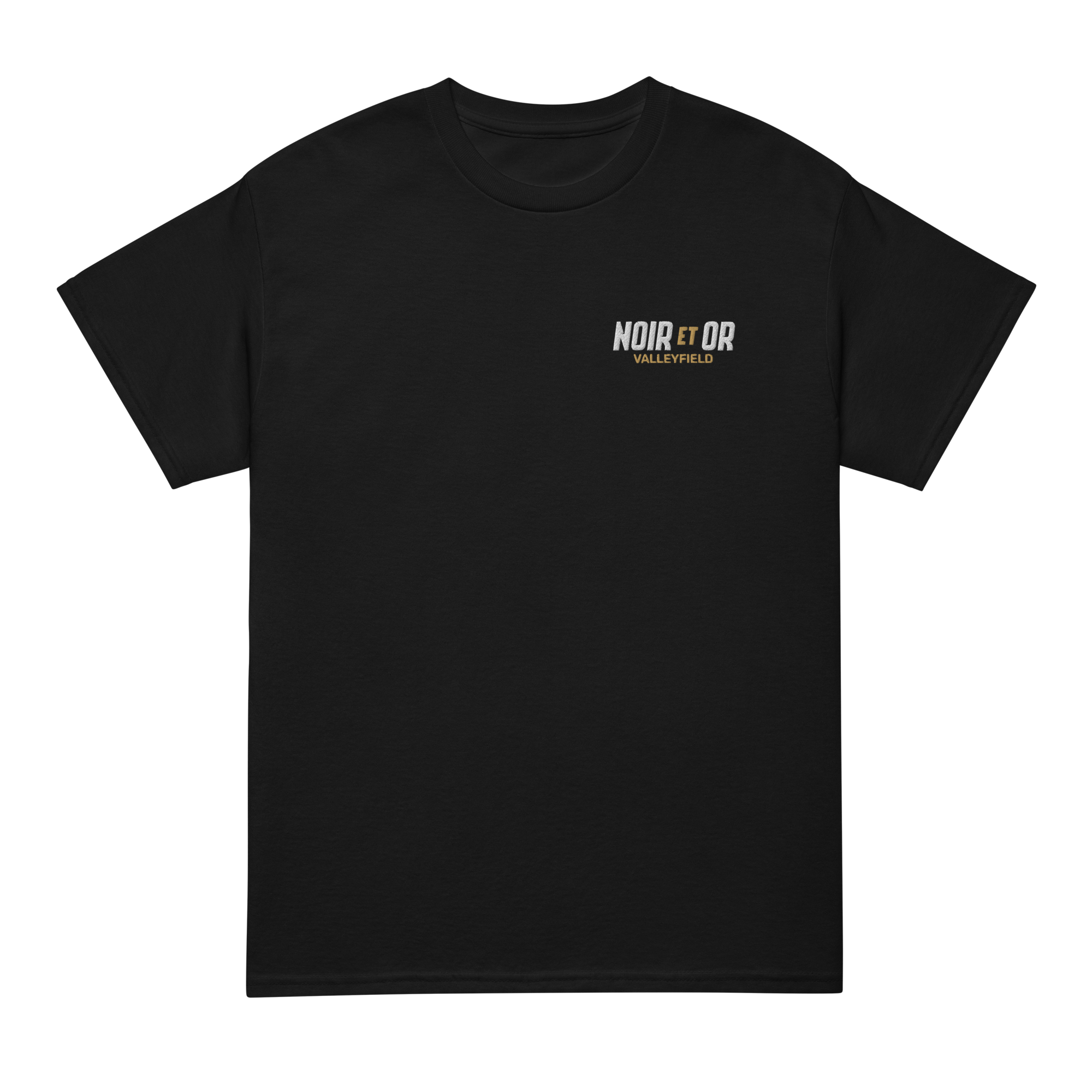 T-shirt Noir et Or
