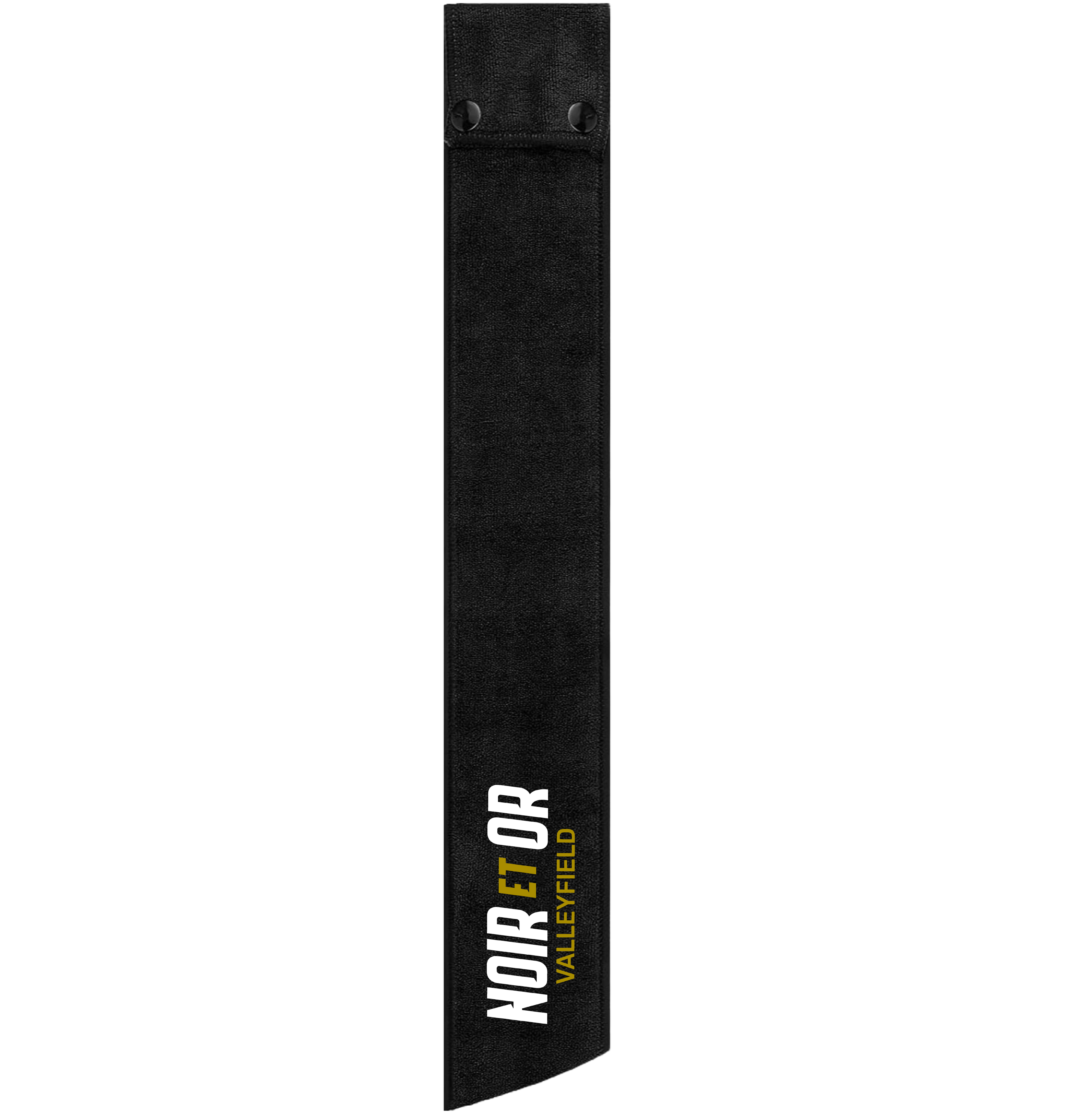 Serviette de football receveur Noir et Or